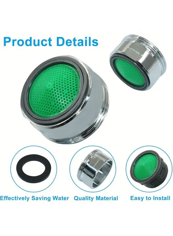4 Pcs Gray Universal Faucet Adapter Kit With Aerator Removal Wrench For Kitchen Bathroom Sink Garden Hose Water Filter Diverter Connection - Image 5