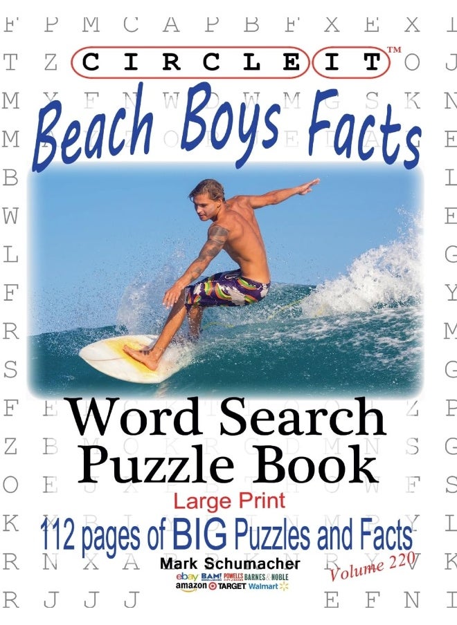 Circle It, Beach Boys Facts, Word Search, Puzzle Book  - Image 1