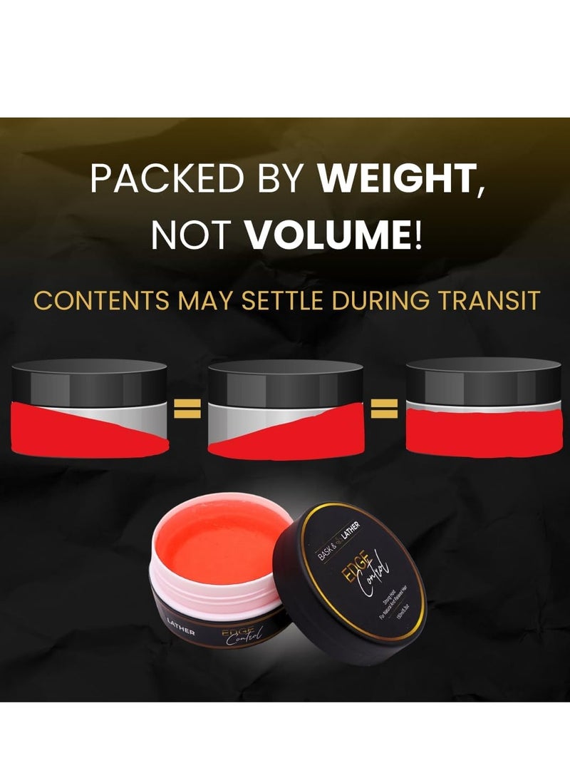 إيدج جل الشعر BASK and LATHER Edge Control ، ثبات قوي ، حواف سميكة ، جل تصفيف ، غير دهني ، غير متقشر ، بدون قالب أبيض ، يدوم طويلا ، يدعم نمو الشعر ، تركيبة طبيعية ، لجميع أنواع الشعر ، 5.3 أونصة سائلة - Image 5