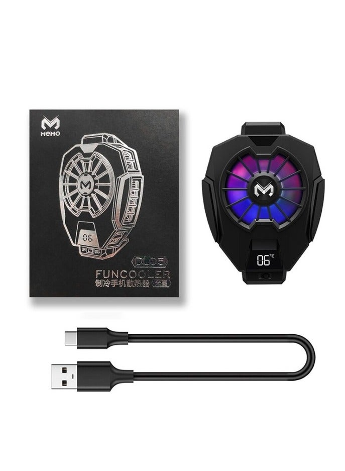 ميمو DL05 الهاتف المحمول برودة أشباه الموصلات المبرد الهاتف المحمول مروحة التبريد للألعاب دعم 65-85 مللي متر واسعة الهاتف الذكي المبرد برودة - Image 2