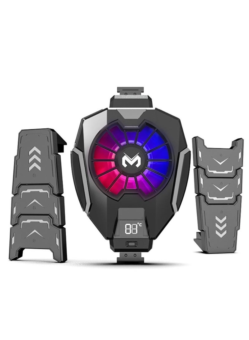 ميمو DL05 الهاتف المحمول برودة أشباه الموصلات المبرد الهاتف المحمول مروحة التبريد للألعاب دعم 65-85 مللي متر واسعة الهاتف الذكي المبرد برودة - Image 1