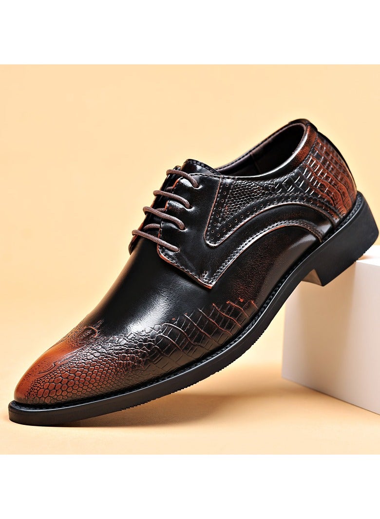 Shougu Versatile Retro Casual Leather Shoes  - Image 1