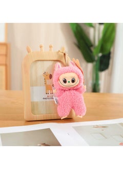 Generic Cartoon Labubu Labubu Vinyl Face Plush Toy Ornaments Keychain Macaron Series Pendant Wholesale-Color:The First Generation Pink-Height:Includes Gift Box  - Image 1