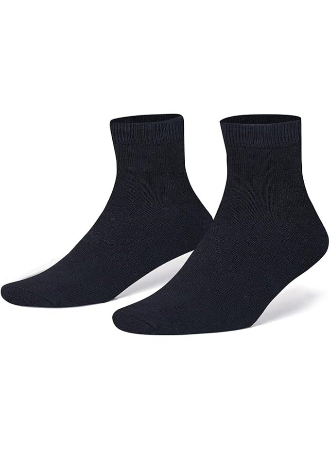 John Gladstone Men's Ankle Socks, Black 5 Pack - Image 2