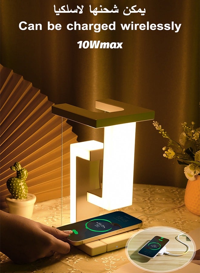 zero-g Anti-Gravity Desk Lamp,Detachable Wireless Charging - Image 1
