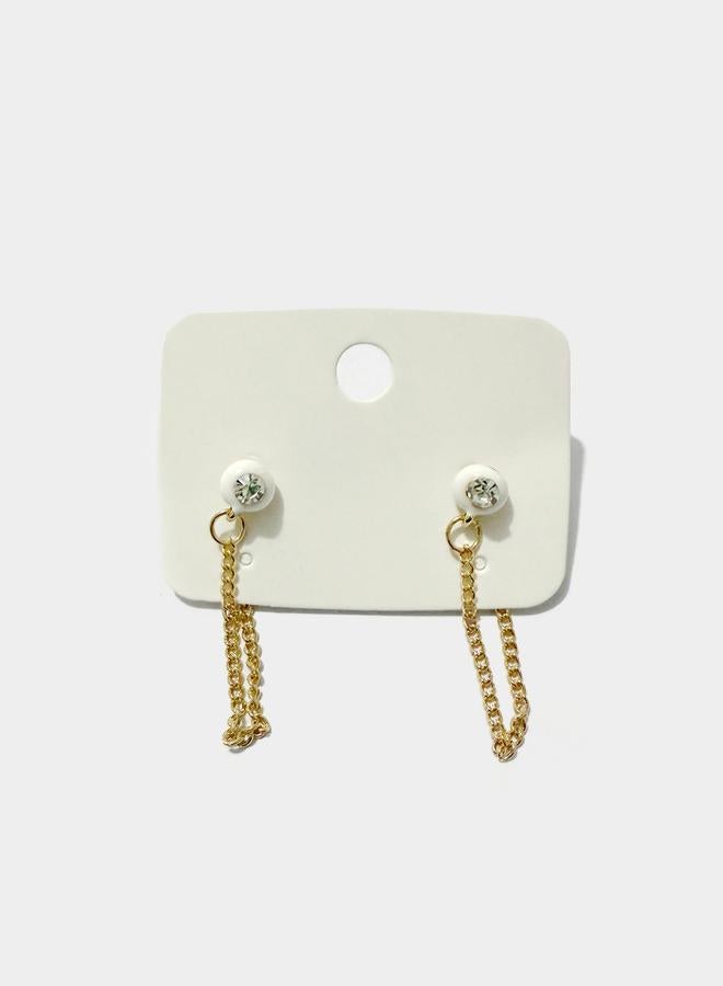 Styli Chain Drop Earrings