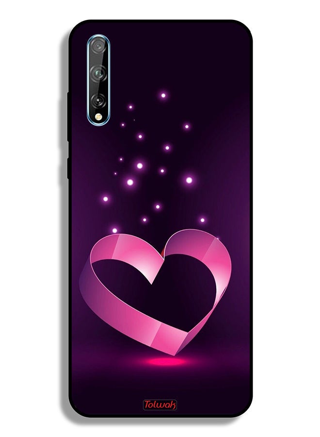 Tolwak Huawei P Smart S Protective Case Cover Heart Art - Image 2