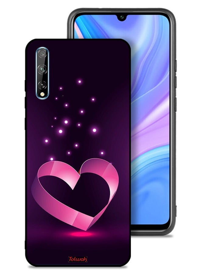 Tolwak Huawei P Smart S Protective Case Cover Heart Art - Image 1
