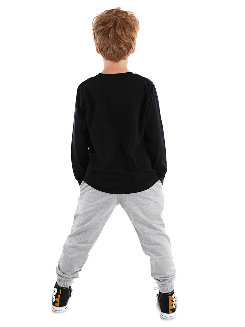 دينوكيدس طقم تي شيرت وبنطلون لا تخف يا ولد