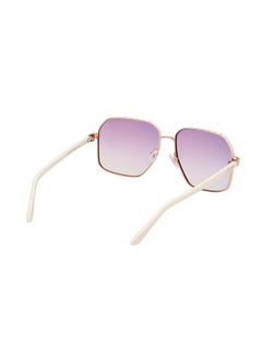 GUESS نظارات شمسية مربعة للنساء مع حماية من الأشعة فوق البنفسجية - GU0010721Z58 - حجم العدسة: 58 مم  - Image 5
