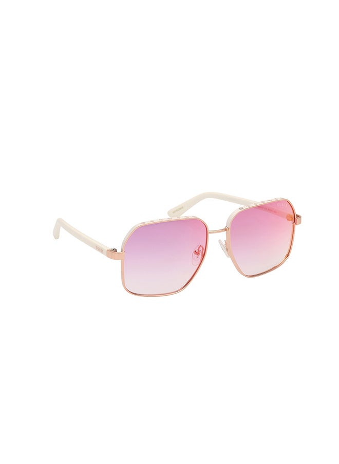 GUESS - نظارات شمسية مربعة للنساء مع حماية من الأشعة فوق البنفسجية - GU0010721Z58 - حجم العدسة: 58 مم - Image 1