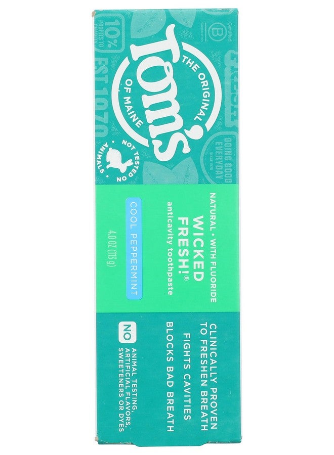 تومز أوف ماين معجون أسنان تومز أوف مين ويكد فريش كول بنكهة النعناع المنعش، 4 أونصة - Image 2