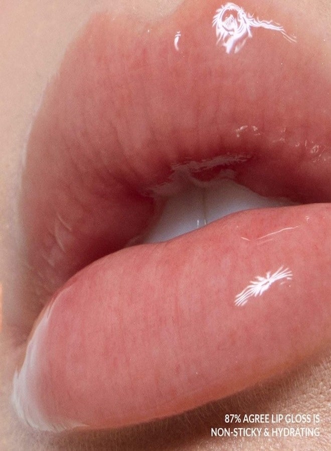 REFY Tinted Lip Gloss – Oat | Light Warm Nude, Hydrating Buildable Gloss, Sheer-to-Medium Coverage, 13 mL / 0.44 fl oz - Image 4