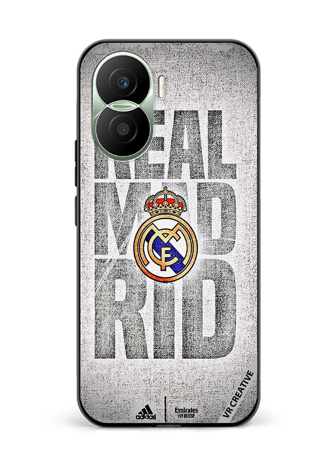 VR CREATIVE Protective Case Cover For Honor Play7T Pro Real Madrid Logo Design Multicolour - Image 1