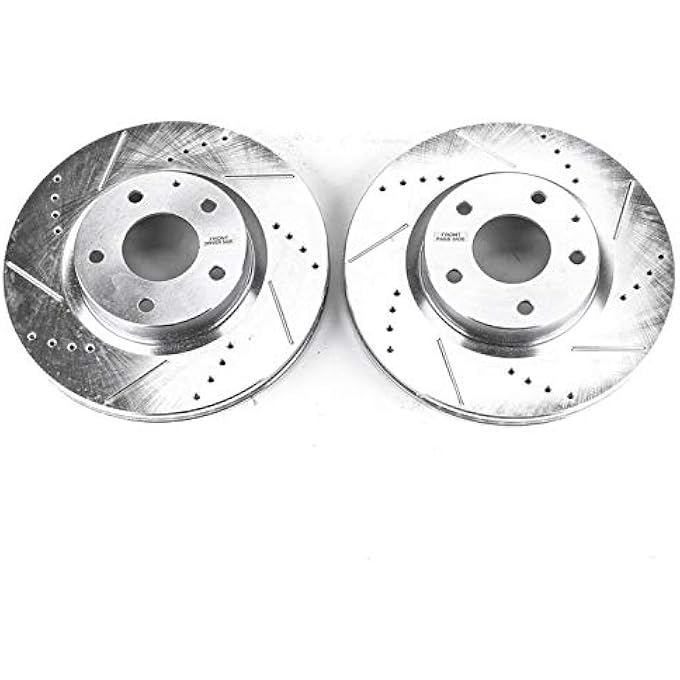 rayihni Power Stop Jbr1598Xpr Drilled And Slotted Front Brake Rotor Pair - Image 4
