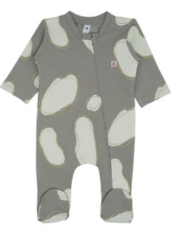 Jrmori Cloud Printed Halter Zipper Jumpsuit  - Image 1