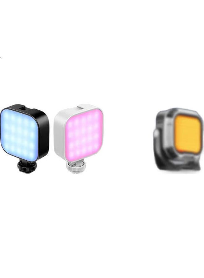 Ulanzi ضوء مكعب Ulanzi U60 Rgb (أبيض)، ضوء ملء كامل الألوان مغناطيسي، ضوء محمول LED جيب، درجة حرارة لون مزدوجة، ضوء تصوير محمول، ضوء كاميرا وهاتف، ضوء مؤتمر - Image 2