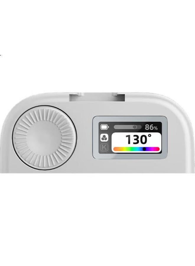 Ulanzi ضوء مكعب Ulanzi U60 Rgb (أبيض)، ضوء ملء كامل الألوان مغناطيسي، ضوء محمول LED جيب، درجة حرارة لون مزدوجة، ضوء تصوير محمول، ضوء كاميرا وهاتف، ضوء مؤتمر - Image 1