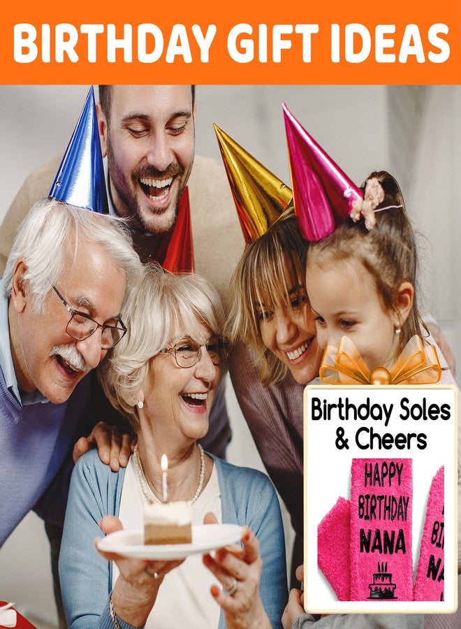 Happy Pop هدايا عيد ميلاد هابي بوب للجدة من الأحفاد - جوارب عيد ميلاد الجدة، هدايا لها في عيد الميلاد - Image 3