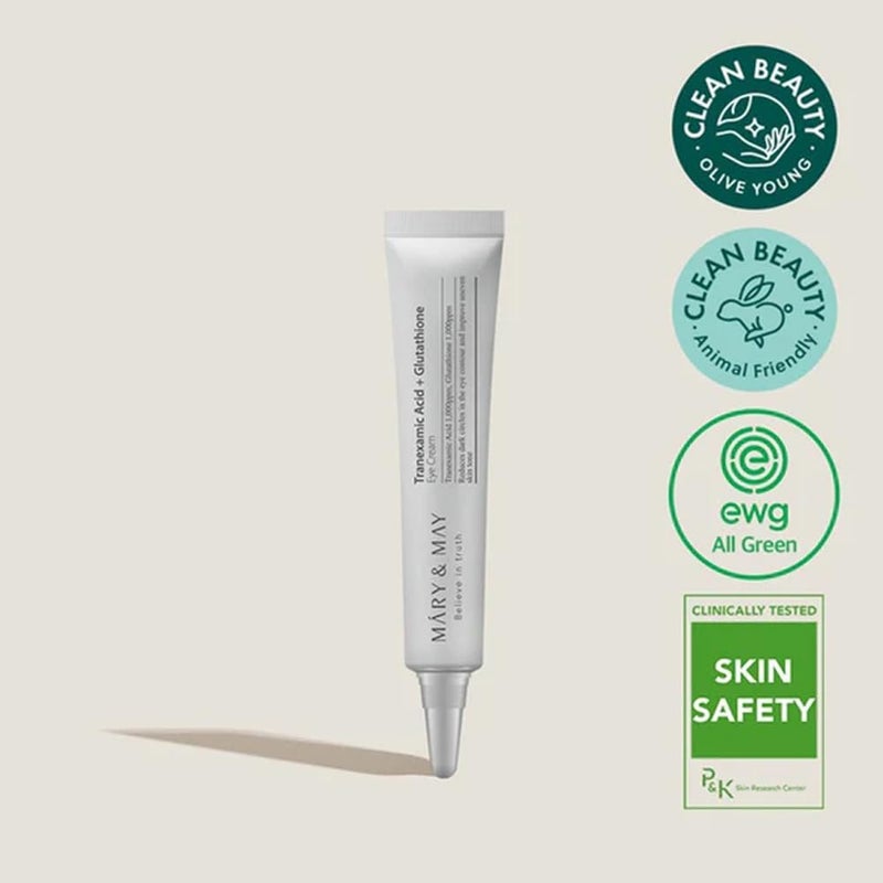 MARY & MAY [Mary&May] Tranexamic Acid + Glutathione Eye Cream 12g - Image 1