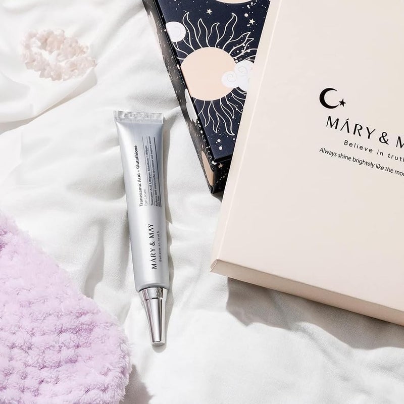 MARY & MAY [Mary&May] Tranexamic Acid + Glutathione Eye Cream 12g - Image 2
