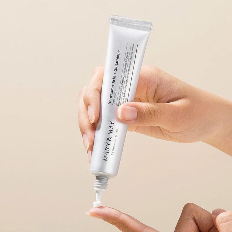 MARY & MAY [Mary&May] Tranexamic Acid + Glutathione Eye Cream 12g - Image 3