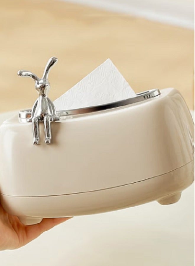 McDou Tissue Box Paper  Car Tissue Box Cover Rectangular Napkin Storage Box Facial Tissues Box Holder Dispenser Paper covers - Image 2