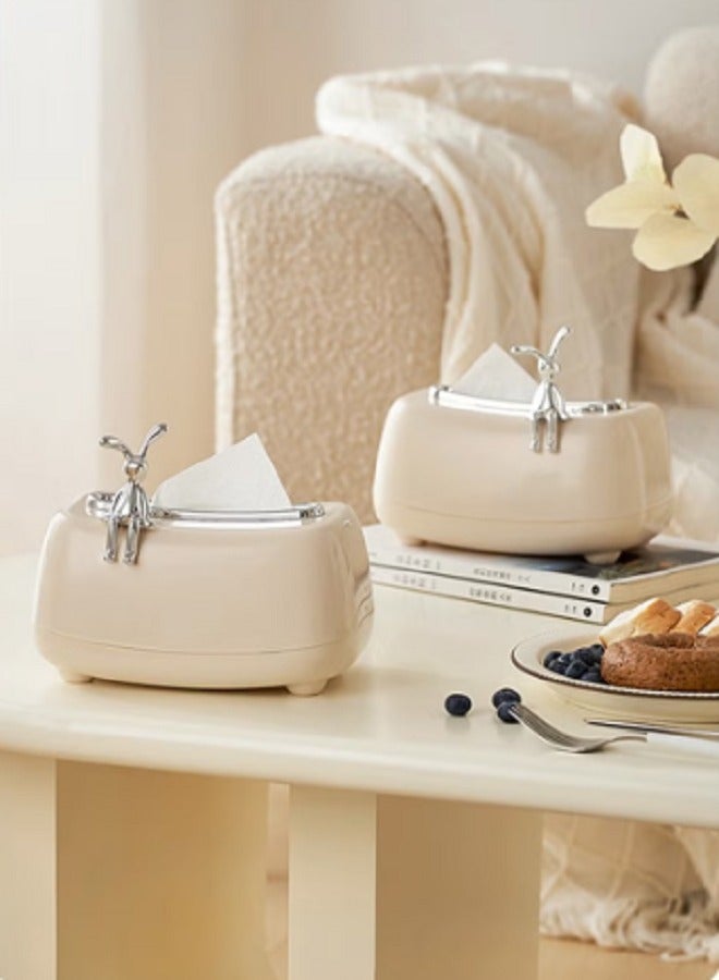 McDou Tissue Box Paper  Car Tissue Box Cover Rectangular Napkin Storage Box Facial Tissues Box Holder Dispenser Paper covers - Image 3