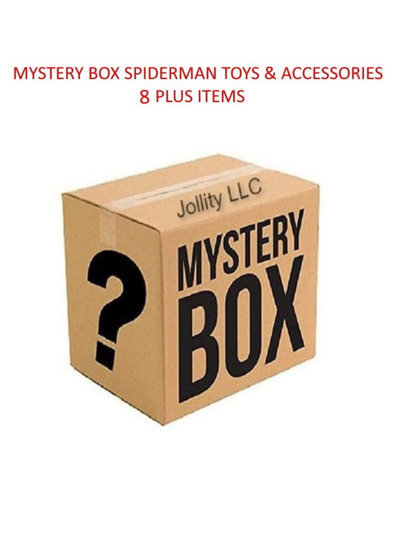 JOLLITY LLC - Mystery Box for Spiderman Toys and Accessories 8 plus items - Image 1