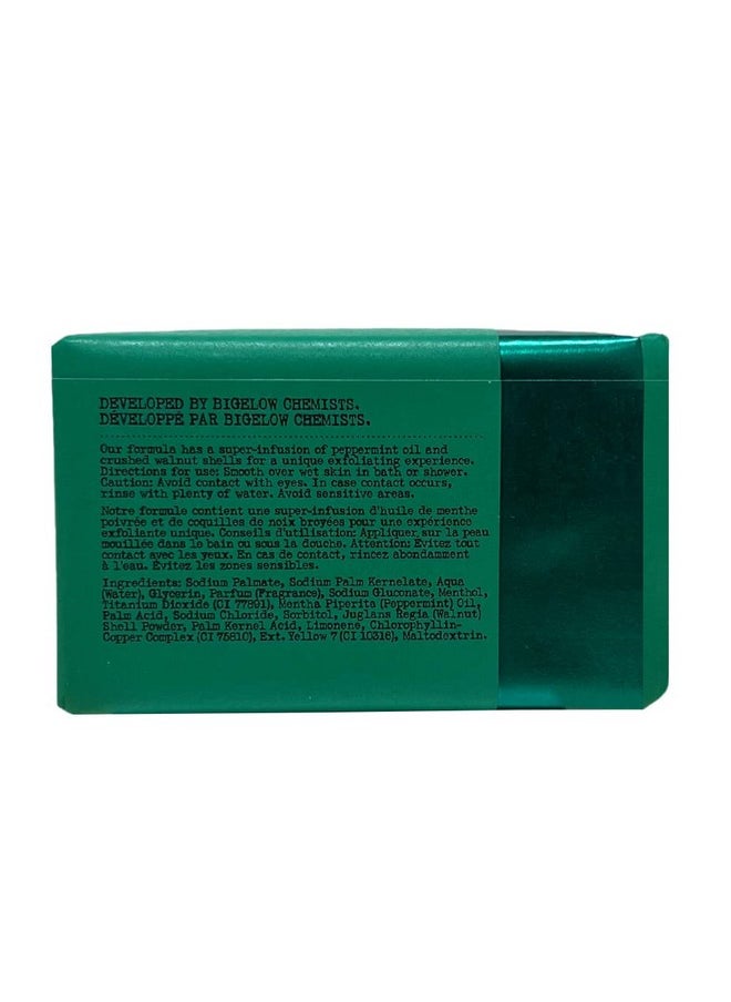 C. O. Bigelow C.O. Bigelow Mentha Exfoliating Bar Soap, No. 1413, 7 oz, Exfoliating Body Scrub Soap with Peppermint Oil & Walnut Powder to Gently Cleanse and Smooth Dry, Rough Skin, Pack of 2  - Image 3