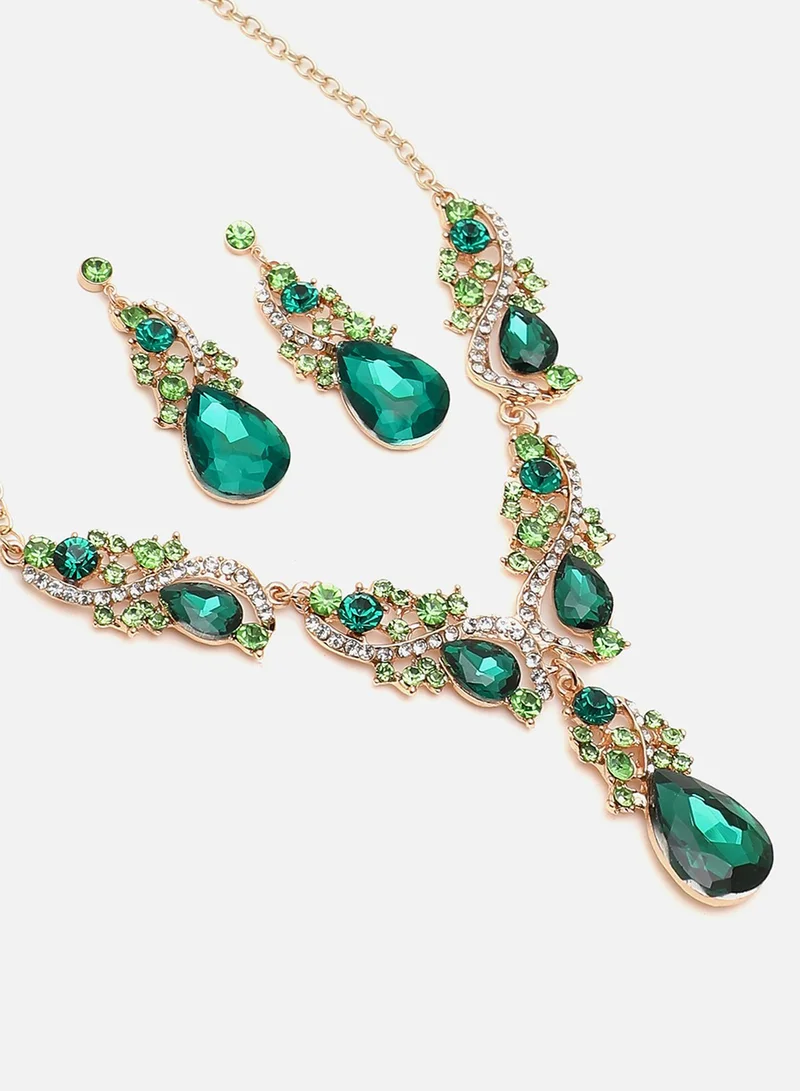 SOHI Stone Artificial Jewellery Set