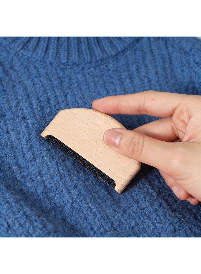 3 Pcs Wooden Cashmere Comb, Manual Portable Sweater Pilling Remover, Fabric Lint Fuzz Defuzzer, for Clothes Sweaters Woolens Coats Home Daily Care - Image 4