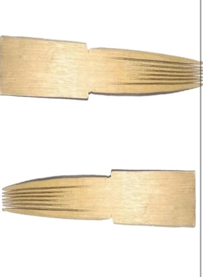 Thread And Work 1 PCs Wooden Eeroli Dust Lice Nits Egg Clean Removal Hair Combs For Men Women Kids Lice Remove Perfect For Lice Nits Eggs Bugs Removal Fine Tooth From Hairs Set of One Dust - Image 3