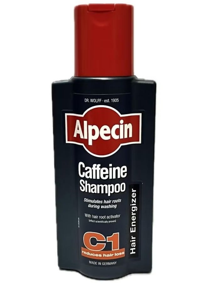 Alpecin C1 Caffeine Anti-Hair Loss Shampoo 250ml - Strengthens Hair Roots, Revitalizes Scalp, Reduces Hair Loss, and Restores Thick, Healthy Hair - Image 2