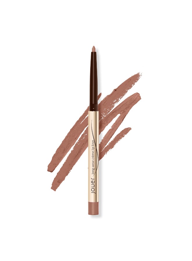 Jouer Long Wear Lip Liner Metallic Matte Lip Pencil Water Resistant FastDrying Formula Hydrating Formula made with Vitamin E Nude - Image 2