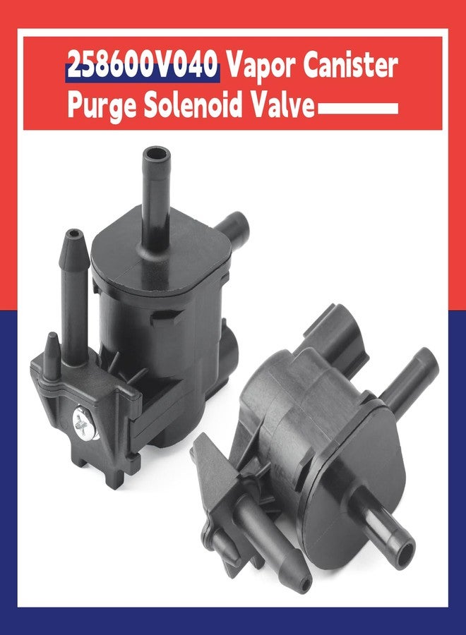 Dusledel 258600V040 Vapor Canister Purge Solenoid Valve Replacement for Toyota for Camry 2010-2017 2.5L L4 for Toyota for Venza 2009-2016 2.7L L4 Replace 25860-0V040 - Image 2