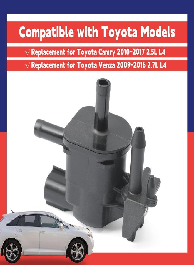Dusledel 258600V040 Vapor Canister Purge Solenoid Valve Replacement for Toyota for Camry 2010-2017 2.5L L4 for Toyota for Venza 2009-2016 2.7L L4 Replace 25860-0V040 - Image 3