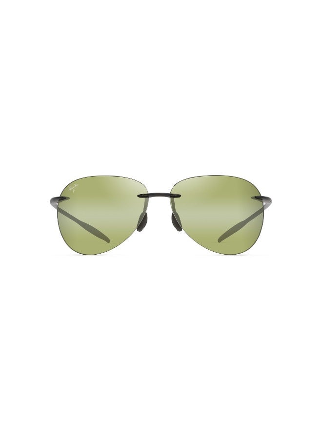 MAUI JIM Sugar Beach HT421 15 Men's Rimless Wraparound Polarized Sunglasses - Image 2