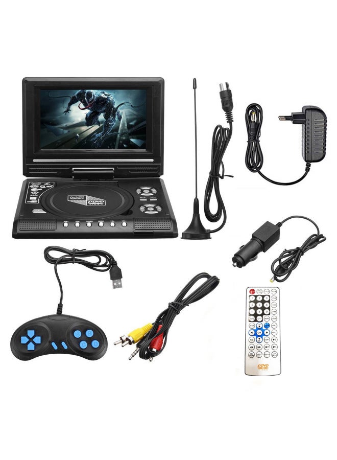 Direct Sale 7.8 Inch Portable DVD EVD Player With TV/FM/USB/game Function-Body Color:Black English Rules - Image 2