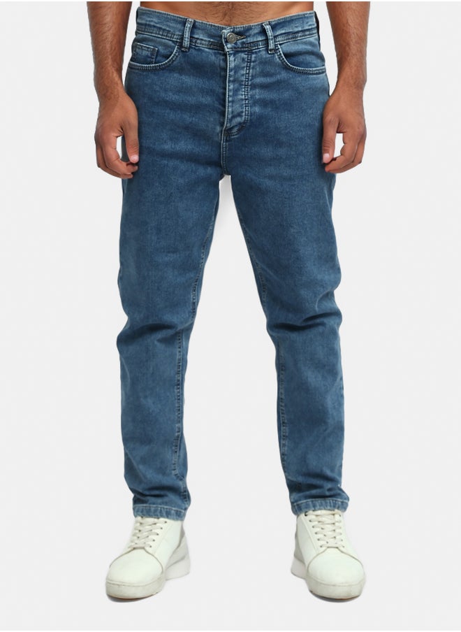 RAVIN Solid Standard Jeans Blue Casual Jeans  - Image 1