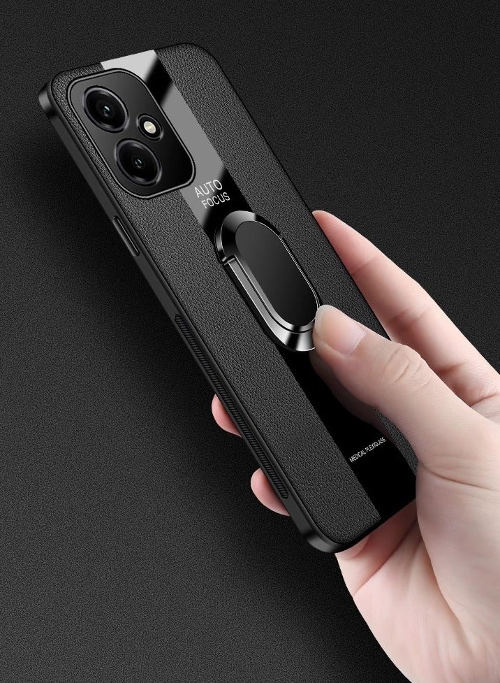 عام غطاء مغناطيسي متوافق مع هونر 400 2025 - مزود بحلقة إصبع من TPU وغطاء جلدي شامل مقاوم للسقوط - Image 4