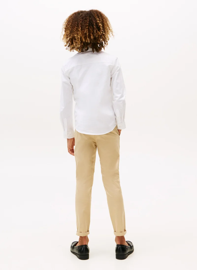 TOMMY HILFIGER Kids Stretch Oxford Shirt