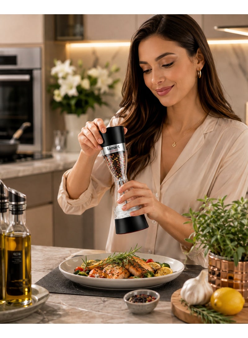Lamart Grinder 2-In-1 For Spice - Pepper - Salt 60 Ml - Image 4