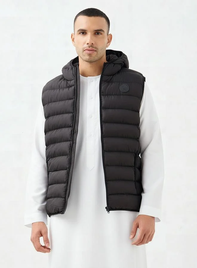 Splash FAV Quilted Lightweight Hooded Gilet with Pockets