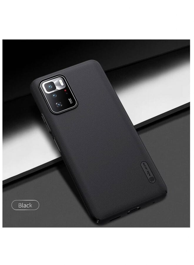 Nillkin Super Frosted Shield Back Hard Case Cover For Xiaomi Poco X3 Gt 5G/Xiaomi Note 10 Pro 5G Black - Image 3