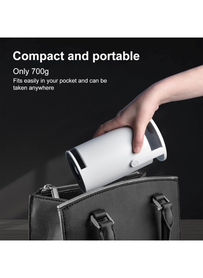 Generic Mini Android Projector, Portable 4K 1080P HD Projector, 8500 Lumens, 5G Wi-Fi 6, Bluetooth 5.0, Electronic Focus  - Image 2