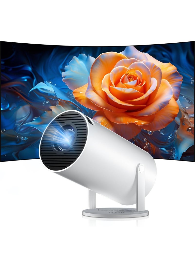 Generic Mini Android Projector, Portable 4K 1080P HD Projector, 8500 Lumens, 5G Wi-Fi 6, Bluetooth 5.0, Electronic Focus  - Image 3