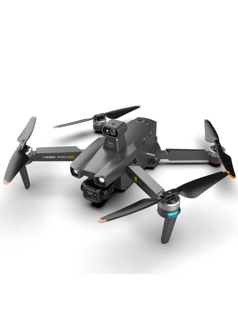 null - AE86 Pro Dron with Laser Obstacle Avoidance GPS Return Optical Flow Brushless Three Axis Self-stabilizing Gimbal 45mins Flight Time RC Dron Foldable Quadcopter Toy (1 Battery) - Image 1