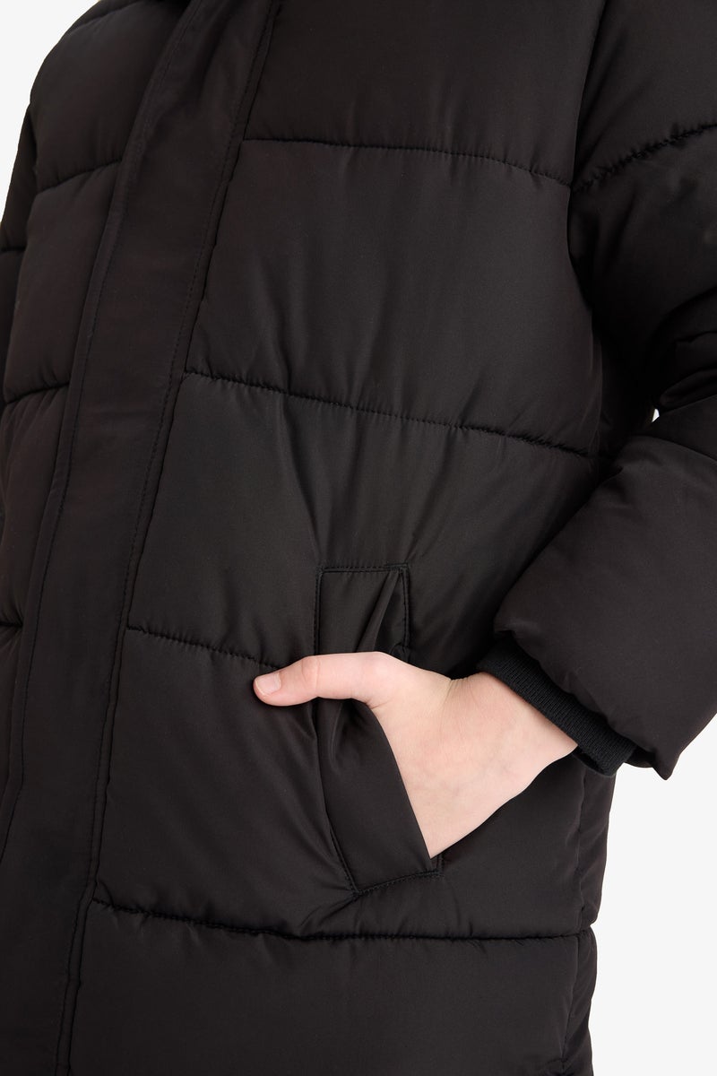 ديفاكتو بالطو اولادي طارد للماء بكابيشون - Image 4