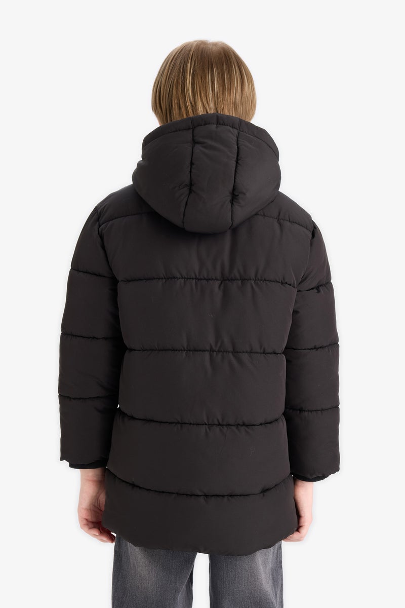 ديفاكتو بالطو اولادي طارد للماء بكابيشون - Image 3